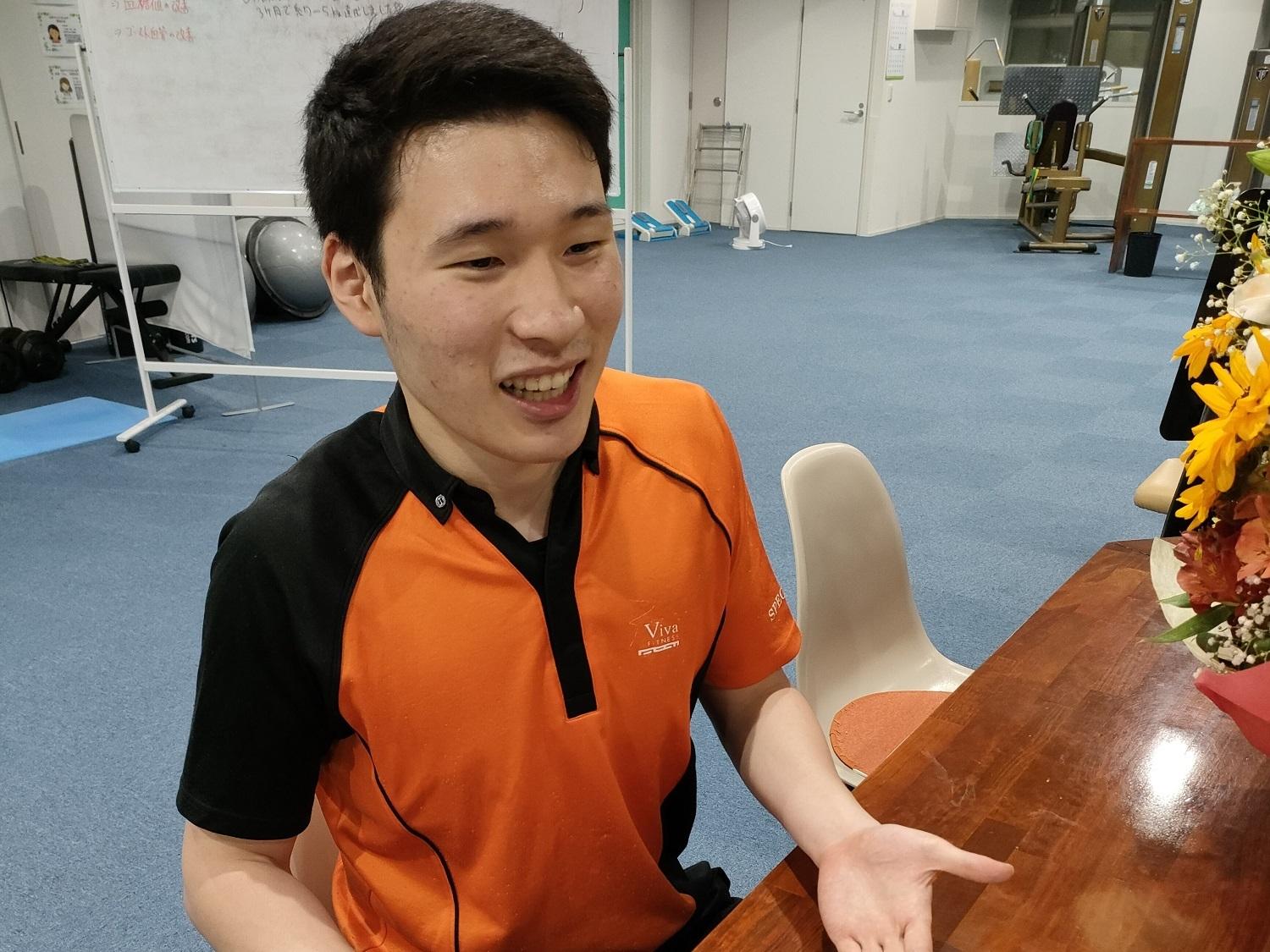 石田琢弥(水道筋店トレーナー)